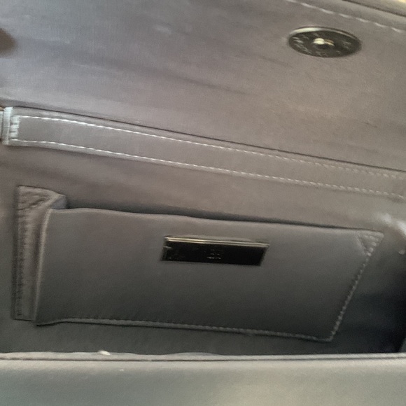 INC Clutch Purse Gray with rhinestones Good Condition - Picture 2 of 6